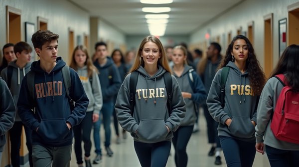 Sweats école et uniformes scolaires personnalisés : renaissance du vêtement collectif en commande groupée